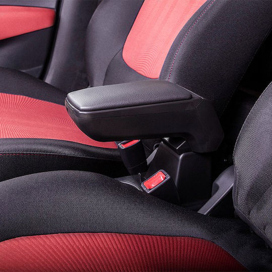 Rati Armster S Car PU Armrest for Suzuki Celerio / Splash 2007+ Black