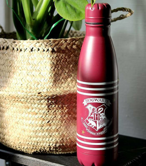 Pyramid Harry Potter Hogwarts Bottle Thermos Stainless Steel 500ml Burgundy