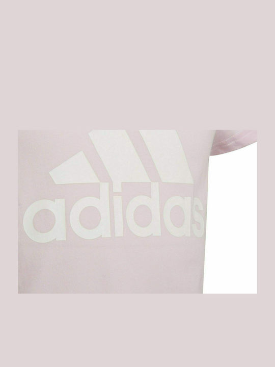 Παιδικό T-shirt Ροζ Essentials Two-Colored Big Logo