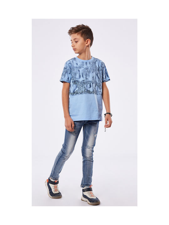 Hashtag Kids T-shirt Light Blue