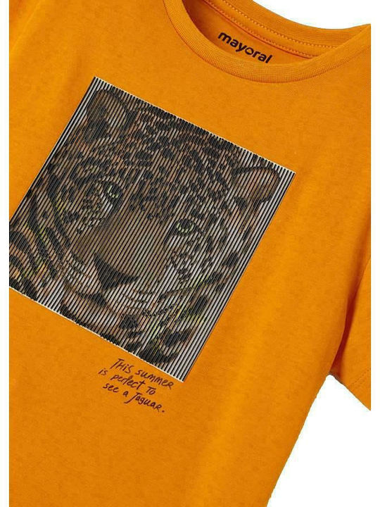 Παιδικό T-shirt Πορτοκαλί Play With 3D Ecofriends
