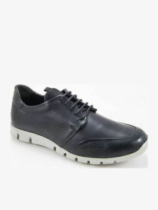 77140 Men's Anatomic Leather Casual Shoes Black