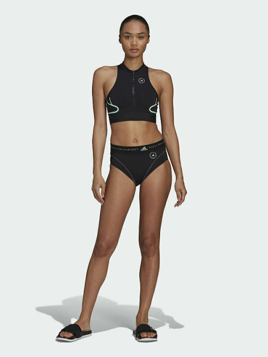 By Stella Mccartney Beach Defender Bikini Sutien sport Negru