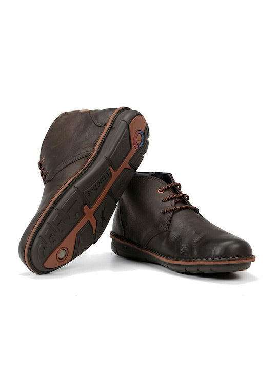 Leather Brown Men's Boots Anatomical