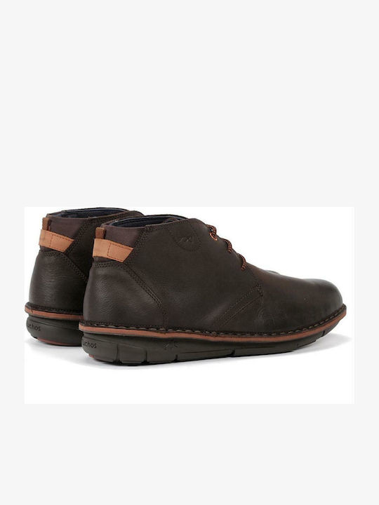 Leather Brown Men's Boots Anatomical