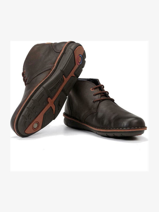 Leather Brown Men's Boots Anatomical