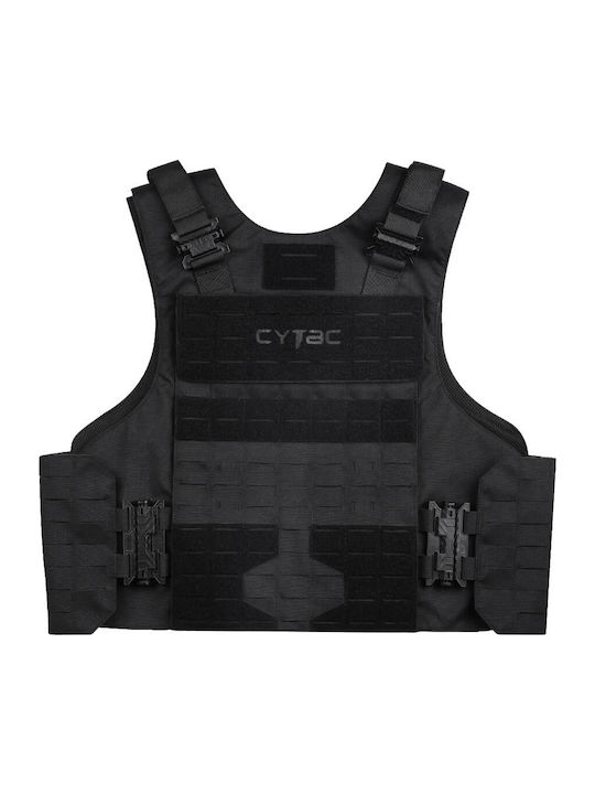 Cytac Kampfweste Plate Carrier Cytac Black Mission Orientiert