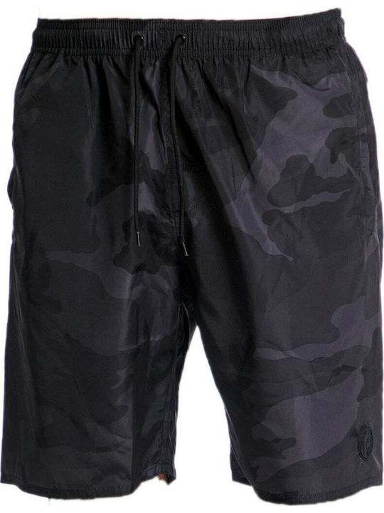 Herren Badebekleidung Bermuda Schwarz Tarnfarben