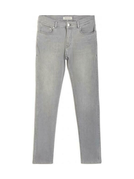 Men's Jeans Pants with Slim Fit Gray