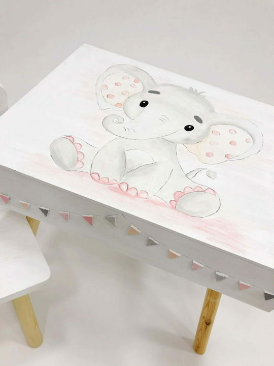 Elena Manakou Set Botez Elephant Desk cu Temă Elefant
