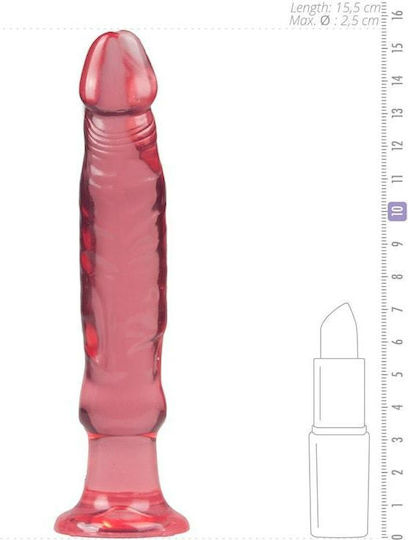 Doc Johnson Crystal Jellies Anal Starter Анално дилдо Розов 15.2см