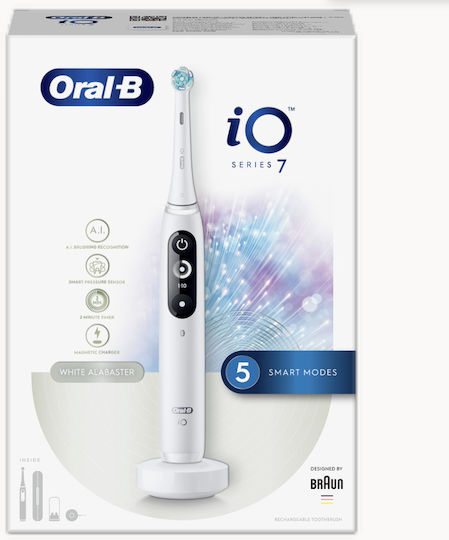 Oral-B IO Series 7 Electric Toothbrush with Timer White