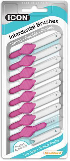 Stoddard Dental Icon Interdental Brushes 0.4mm Pink 8pcs
