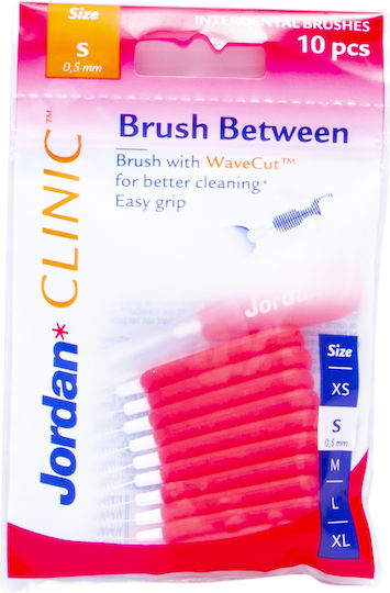 Jordan Clinic Interdental Interdental Brushes 0.5mm Red 10pcs