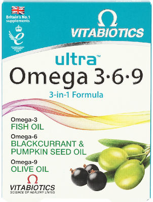 Vitabiotics Ultra Omega 3-6-9 60 capace