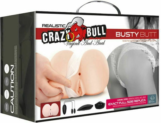 Crazy Bull Realistic Anus & Vagina with Vibration Posture 6 Мастурбатор Задник / Вагина с вибрация BM-009141Z-1 1бр