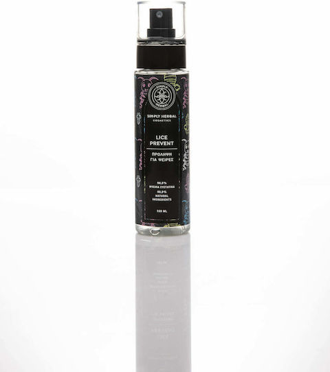 Simply Herbal Lice Prevention Herbal Lotion Spray for Prevention Against Head Lice 100ml