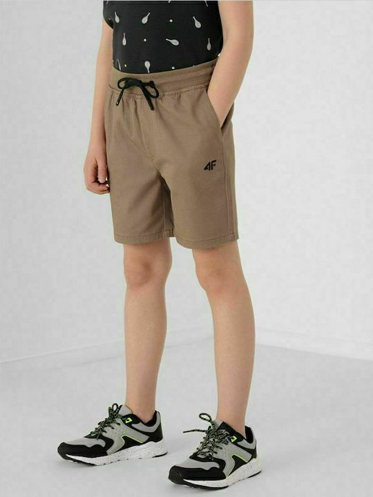 Kids' Shorts/Bermudas Fabric Beige