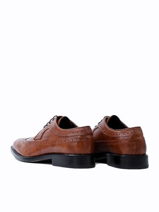 Men's Leather Oxfords Tabac Brown