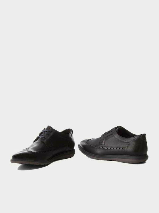 Glaston Wing Δερμάτινα Ανδρικά Oxfords Μπλε
