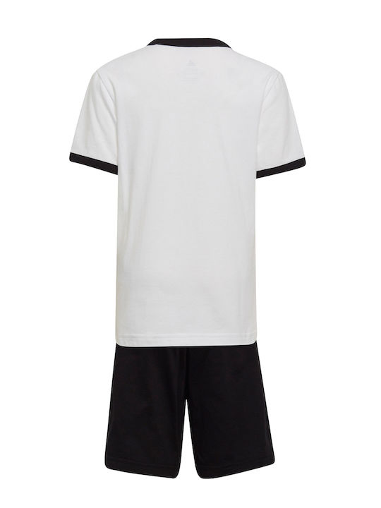 Adidas Παιδικό Σετ με Σορτς Καλοκαιρινό για Αγόρι 2τμχ Λευκό