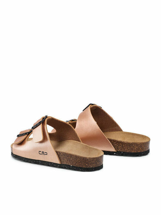 Eco Thalitha Women's Flat Sandals Rose Gold