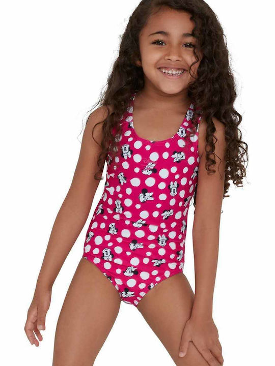 Speedo Kinder Badeanzug Einteilig Fuchsie