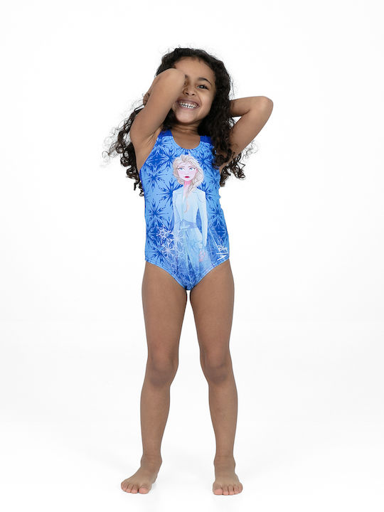 Speedo Frozen 2 Elsa Детски Бански Една част Син