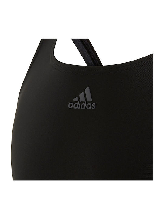adidas 3-Stripes Kids Swimwear One-Piece Black