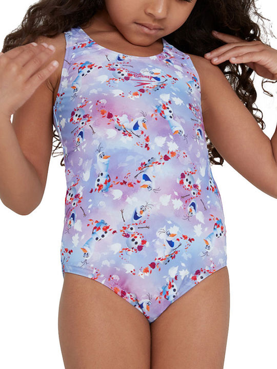 Speedo Olaf Παιδικό Μαγιό Ολόσωμο Λιλά