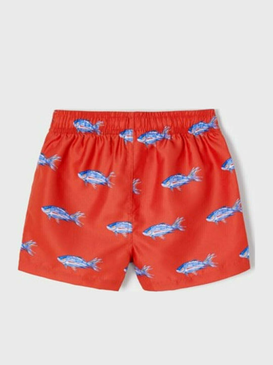 Mayoral Splash Ecofriends Kids Swimwear Swim Shorts Red