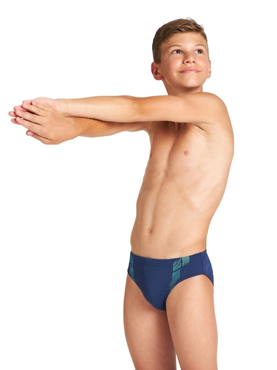 Arena Streaκ Brief Kinder Badeanzug Badeslips Schulung Blau