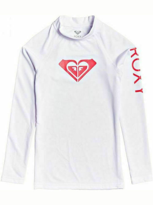 Roxy Kinder Badeanzug UV-Schutz (UV) Langarm-Shirt Weiß