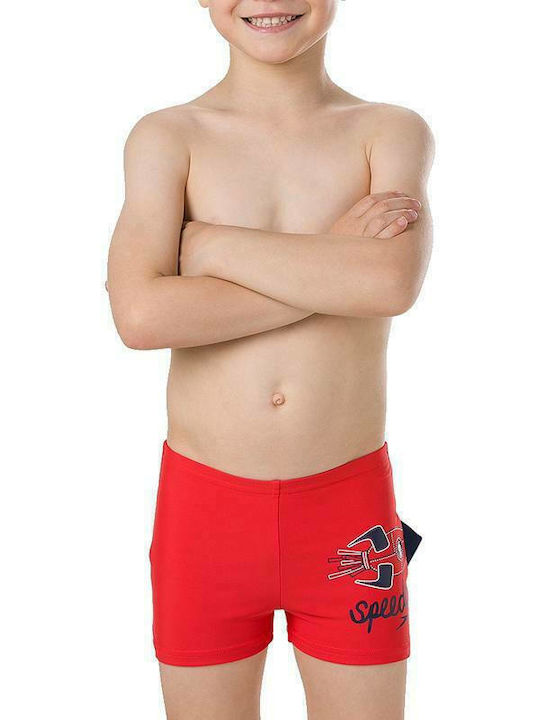 Speedo Kinder Badeanzug Badeshorts Rot