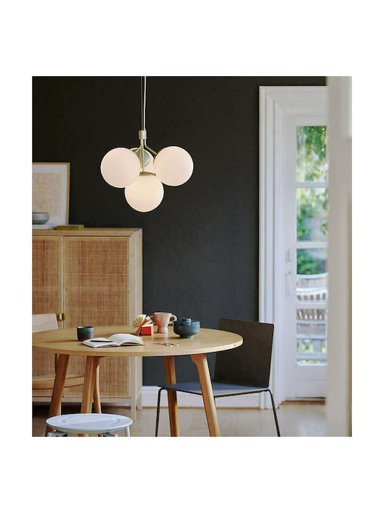 Nordlux Ivona Pendant Chandelier for 4 Bulbs E27 Gold