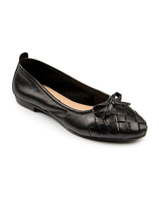 Boxer Leather Ballerinas Black 98187 10-011