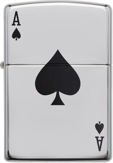 Zippo Αντιανεμικός Αναπτήρας Φλόγας Lucky Ace