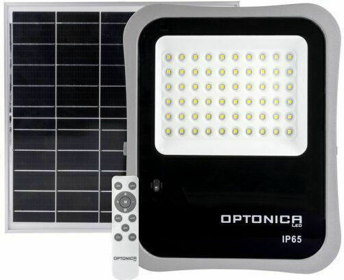 Optonica Rezistent la apă Solar Proiector LED 15W Alb Rece 6000K cu Telecomandă IP65