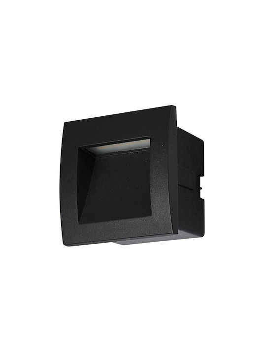 Avide AOLS3WLED-LAGS Wall-Mounted Outdoor Ceiling Light LED IP54 3W with Natural White Light 42x22x22εκ.