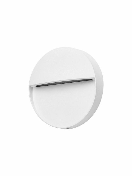 Avide AOLS3WLED-SEV Wall-Mounted Outdoor Ceiling Light LED IP54 3W with Natural White Light 37x25x25εκ.