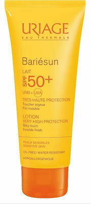 Uriage Bariesun Lotion Very High Protection Αδιάβροχη Αντηλιακή Λοσιόν Προσώπου & Σώματος SPF50 100ml