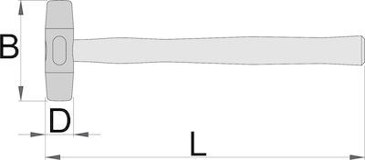 Unior 601836 Ματσόλα με Ξύλινη Λαβή