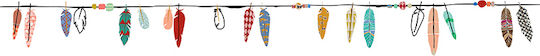Mimi'lou Kids Wall Border Sticker Feathers