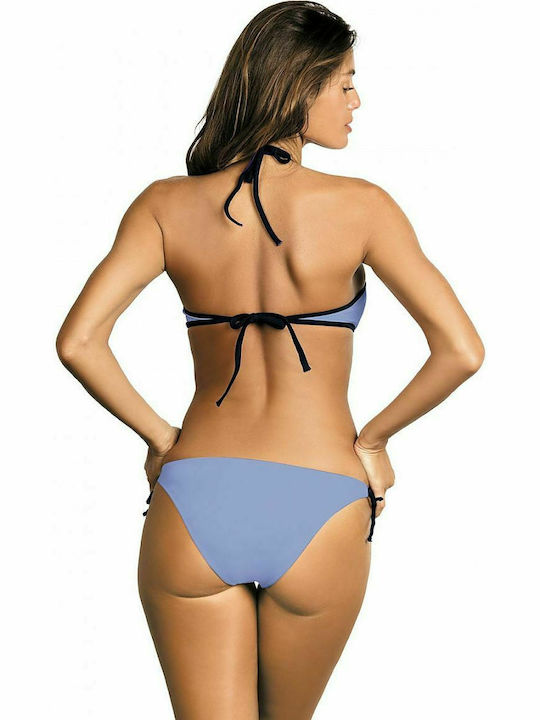 Marko Set Bikini Triunghi Albastru deschis