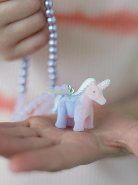 Great Pretenders Faux Chain Kids Necklaces Unicorn Pink 86127