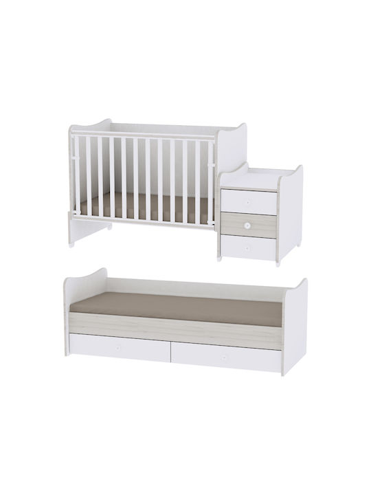 Lorelli Бебешко Креватче Maxi Plus Бял за Матрак 62x110см