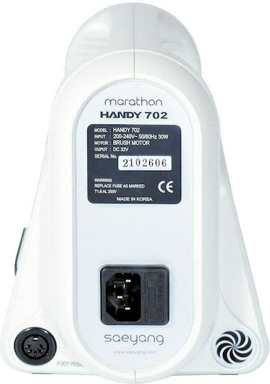 Saeyang Handy 702 with stylus SDE-S40 Nail Drill Power 120W White with 45000 Rotations per Minute