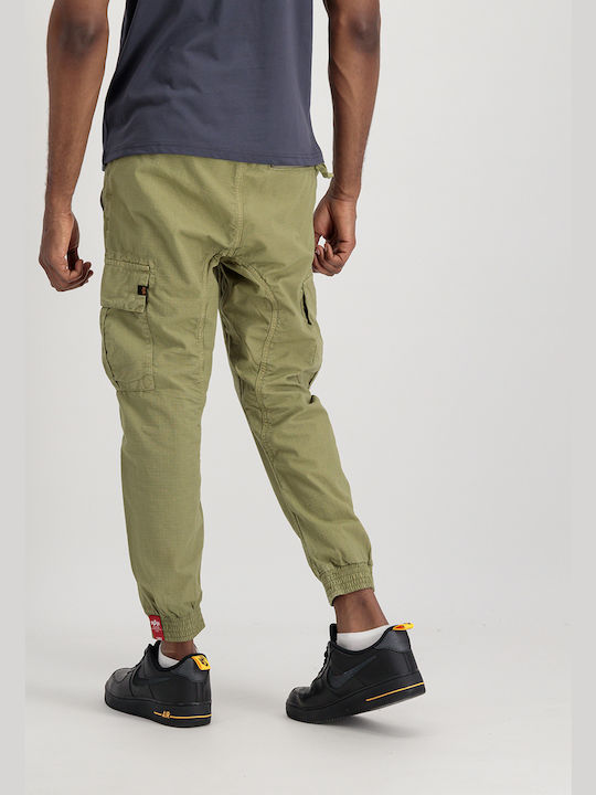 Alpha Industries Men's Trousers Cargo in Slim Fit Khaki