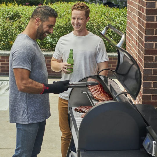 Weber Smokefire EX6 GBS Ανοξείδωτη Ψησταριά Pellet με Καπνιστήρι 91x46εκ.
