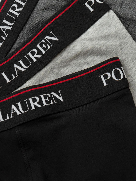 Ralph Lauren Men's Boxers Black / Charcoal / Grey 3Pack